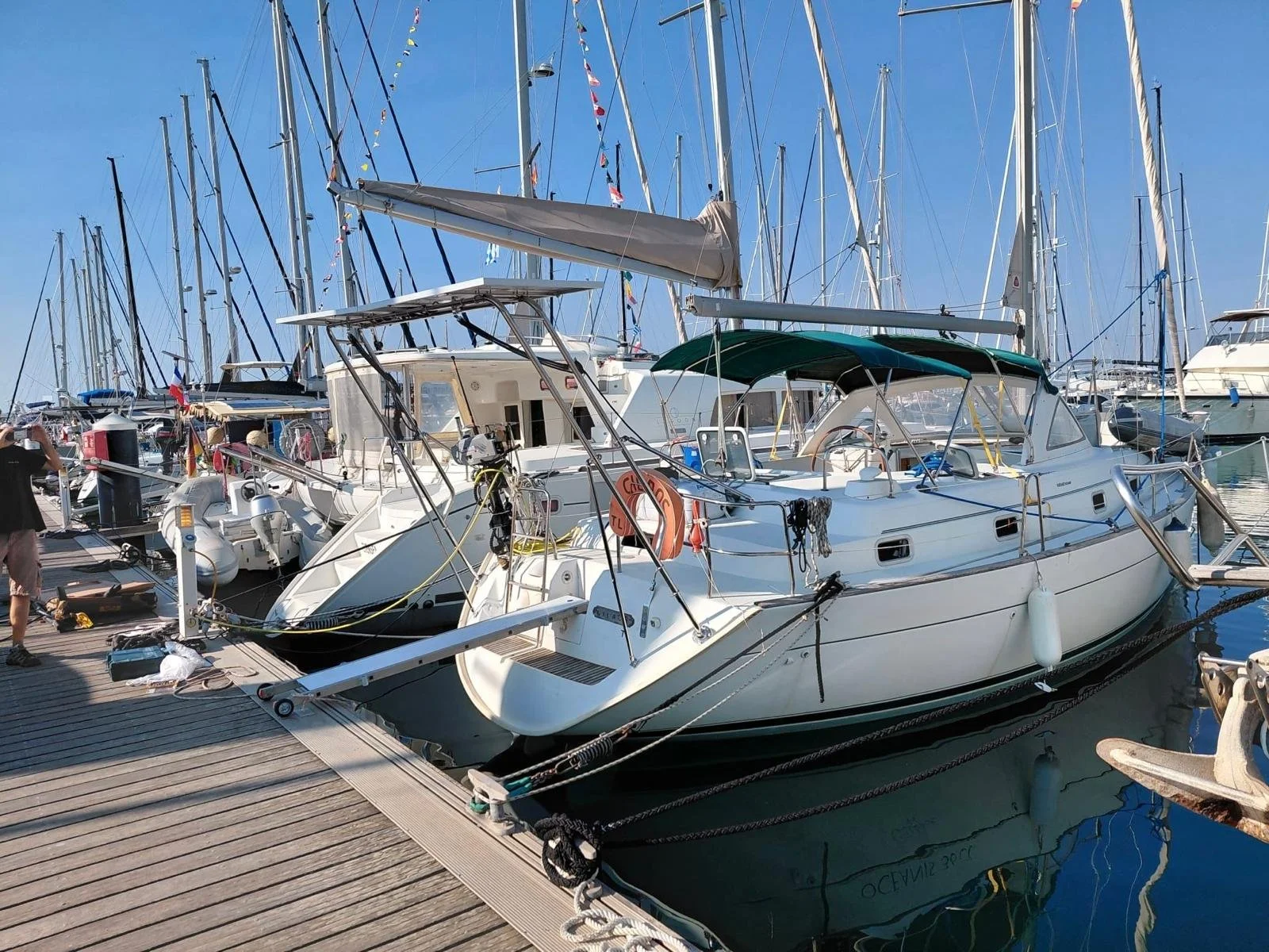 Arco de popa para velero  BENETEAU OCEANIS 36 CC