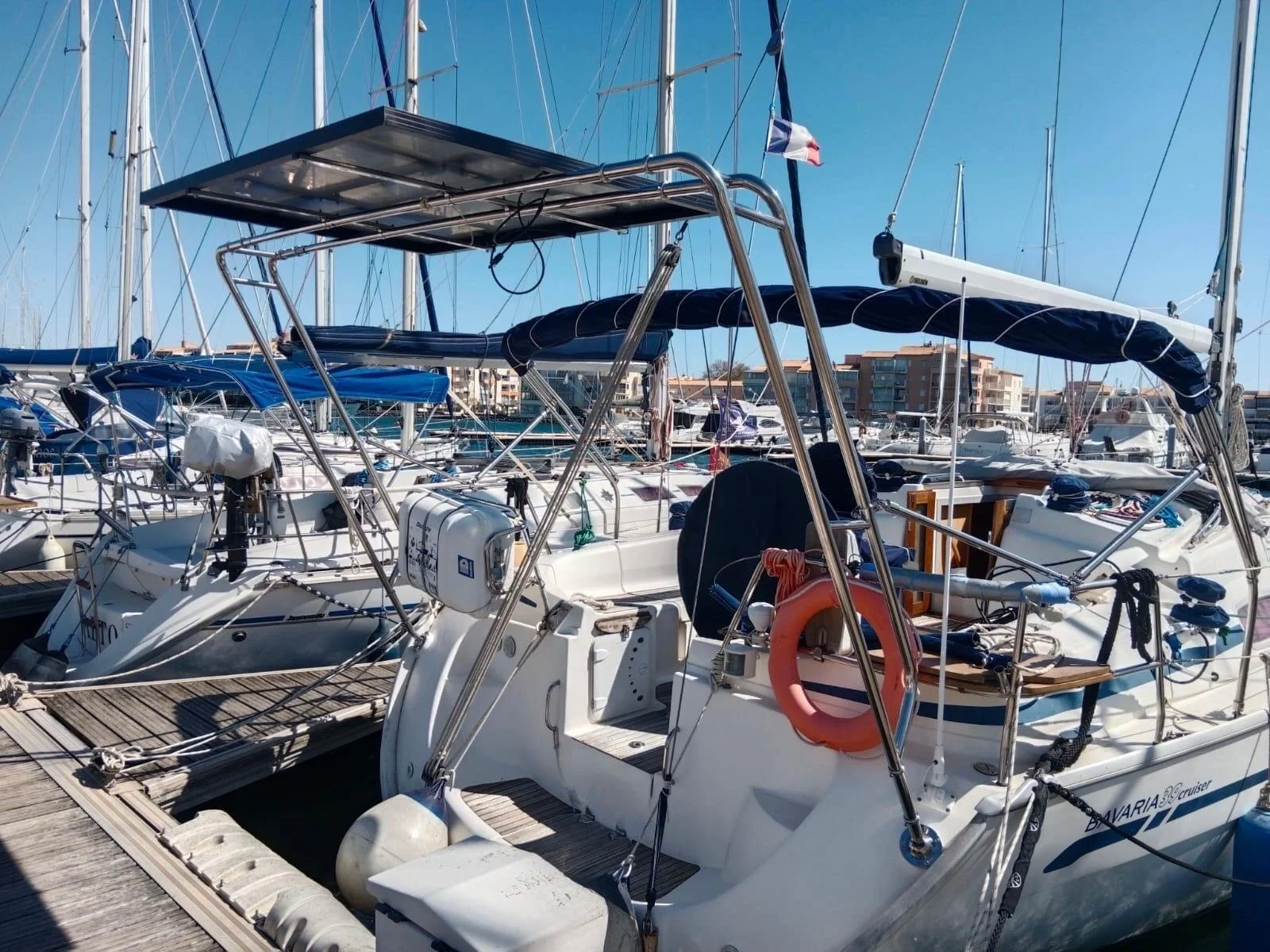 arco de popa para velero Bavaria 39 cruser