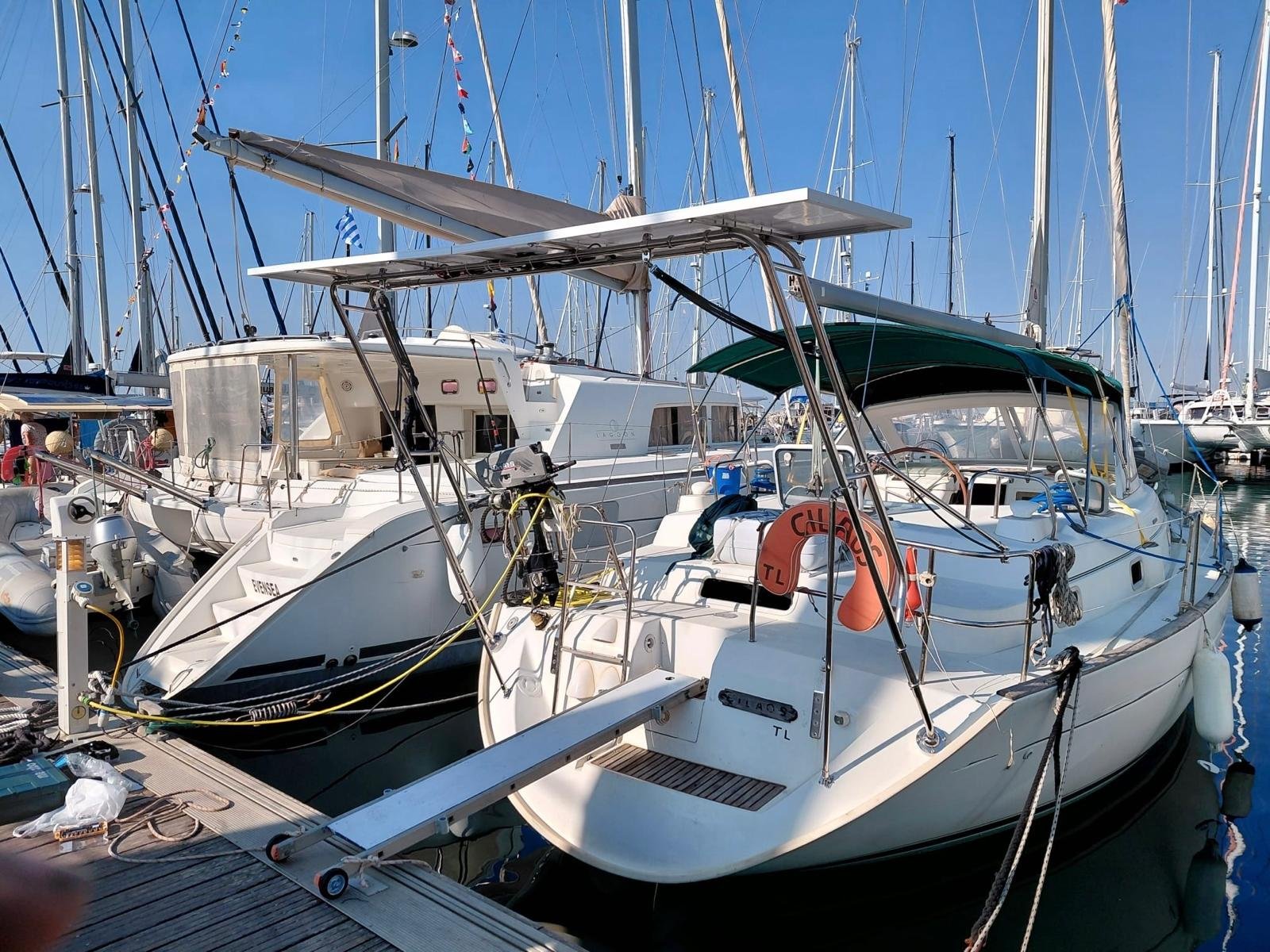 Arco de popa Beneteau oceanis 36