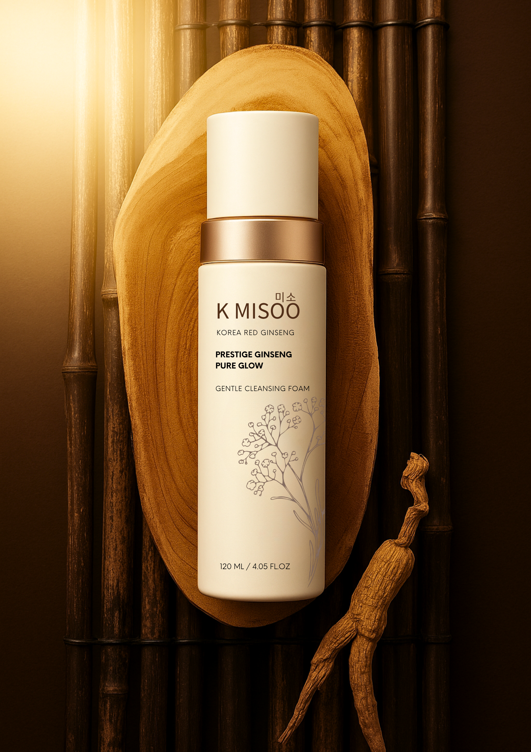 PRESTIGE GINSENG PURE GLOW Cleansing Foam