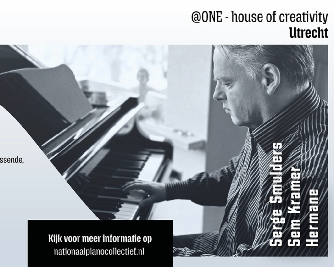 Debuutconcert van het Nationaal Piano Collectief