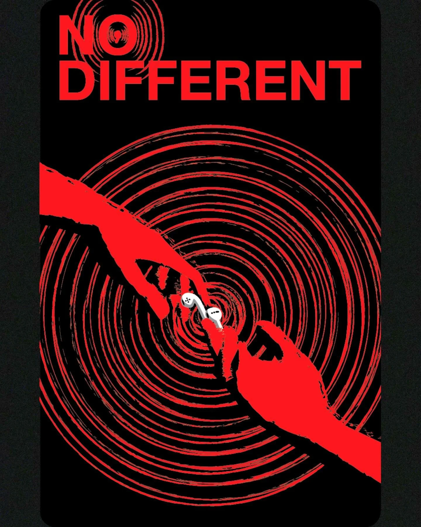 The simple poster for @kcdc_films film No Different and a little test idea