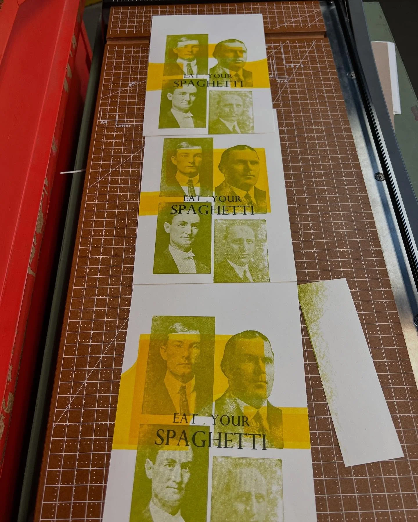 Final prints from letterpress print class :)