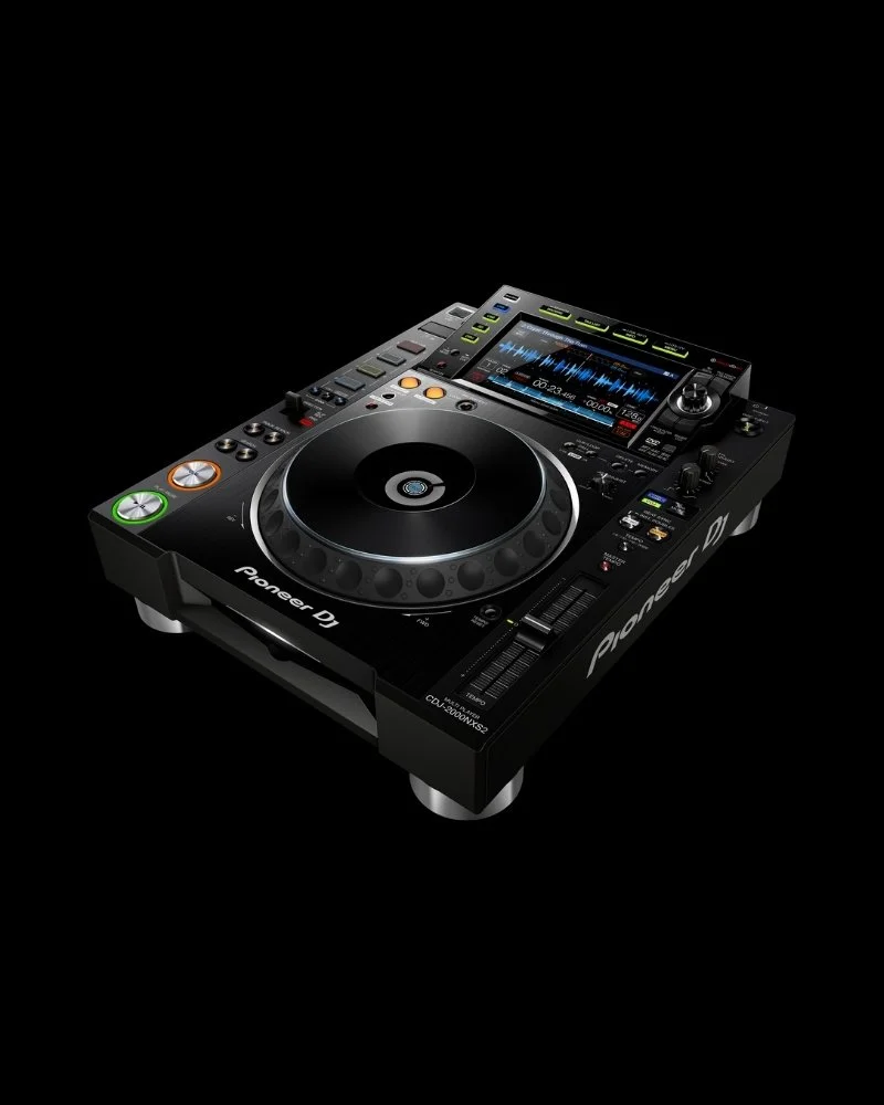 Pioneer CDJ-2000NXS2 professional DJ media player available to hire