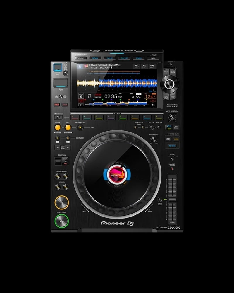 Pioneer CDJ-3000 professional DJ media player top view