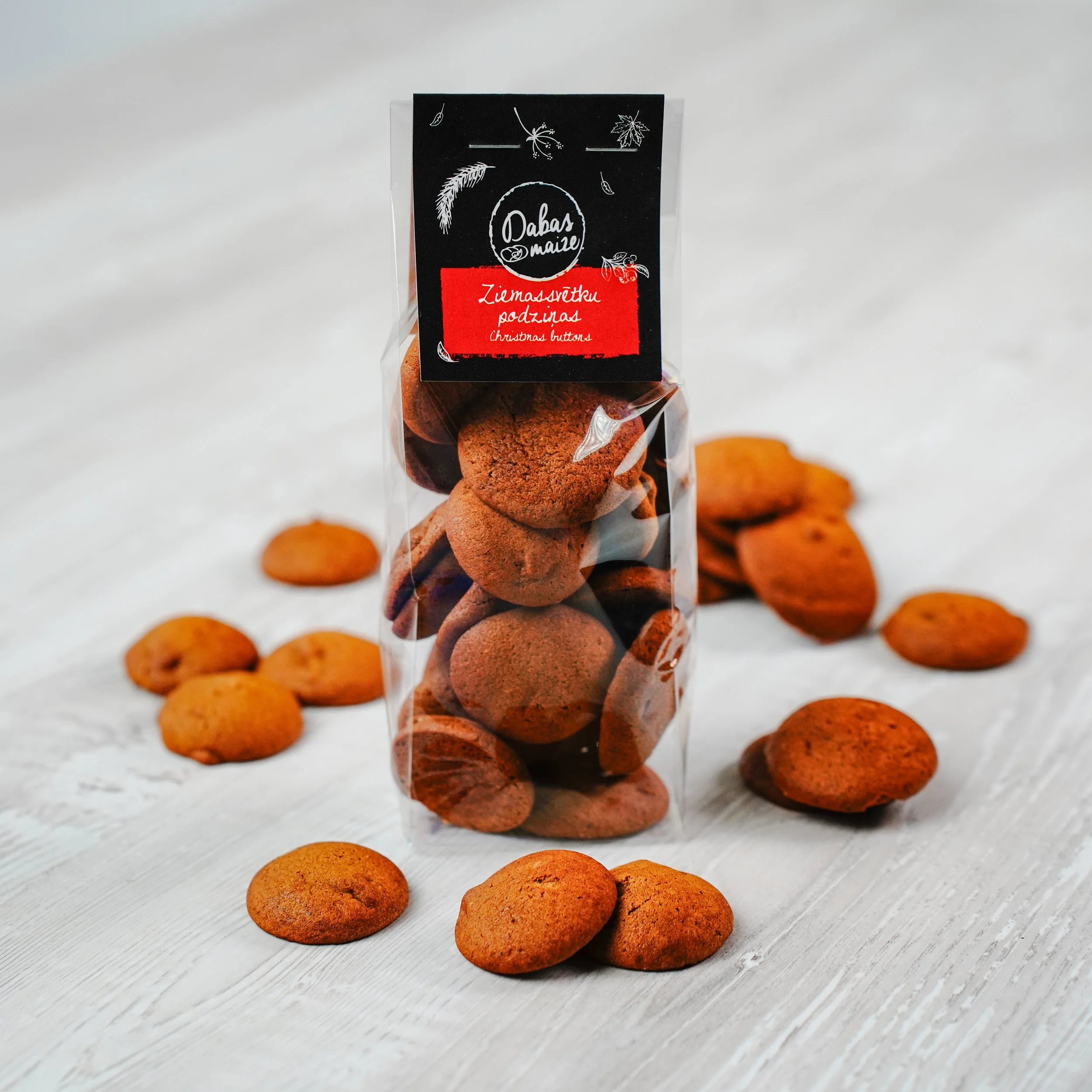 DABAS MAIZE Ziemassvētku podziņas