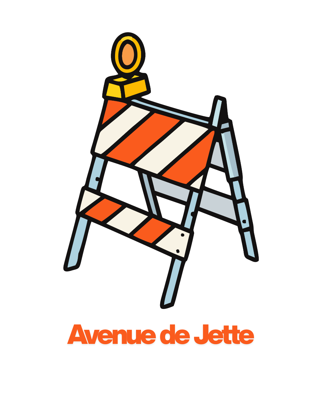 Les travaux de la STIB avenue de Jette