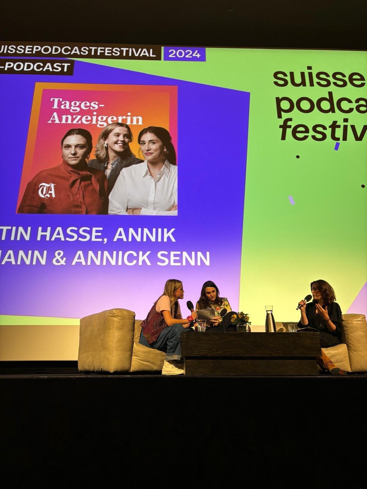 Live: «Tages-Anzeigerin» am Suisse Podcast Festival