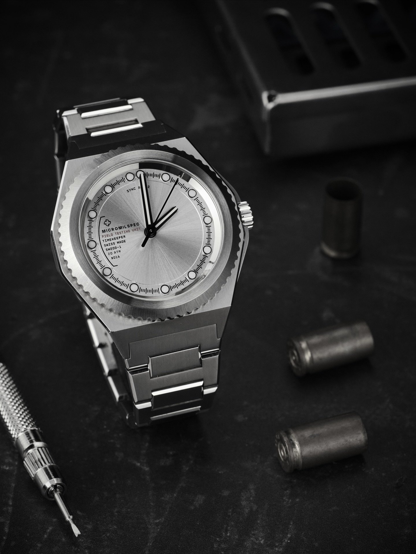 Born from function, not fashion. The Micromilspec Field Testing Unit began as a genuine field experiment - thirty prototypes issued to the Norwegian Armed Forces to test endurance, precision, and reliability in real conditions.

Today, that same watc