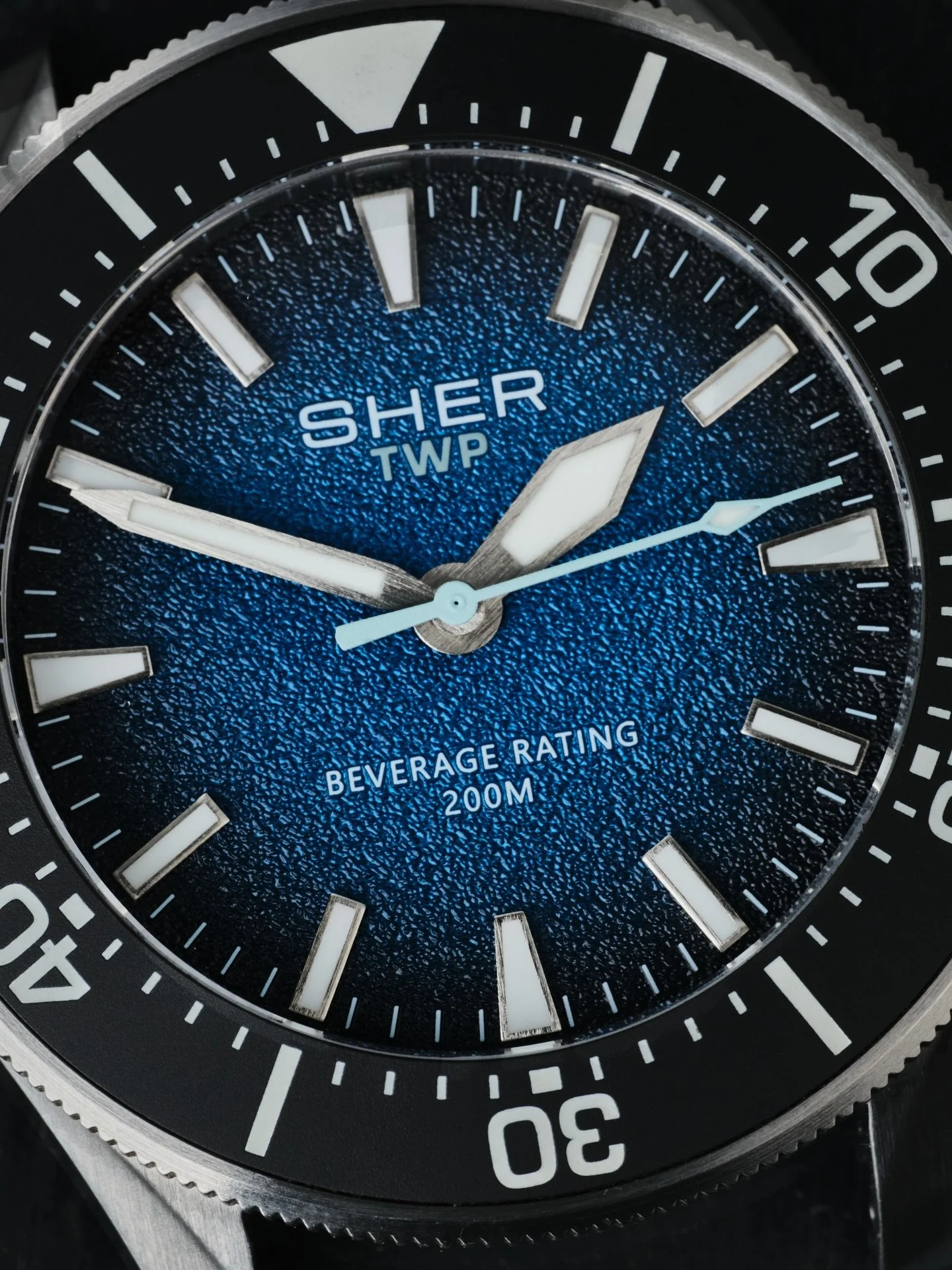👉The @sherwatches x TWP Limited Edition collab dive watch is one we&rsquo;re very excited to see this year. Just 300 of these will be made for delivery in May. 

We&rsquo;re huge fans of the podcast, and love how great this watch is. The textured fu