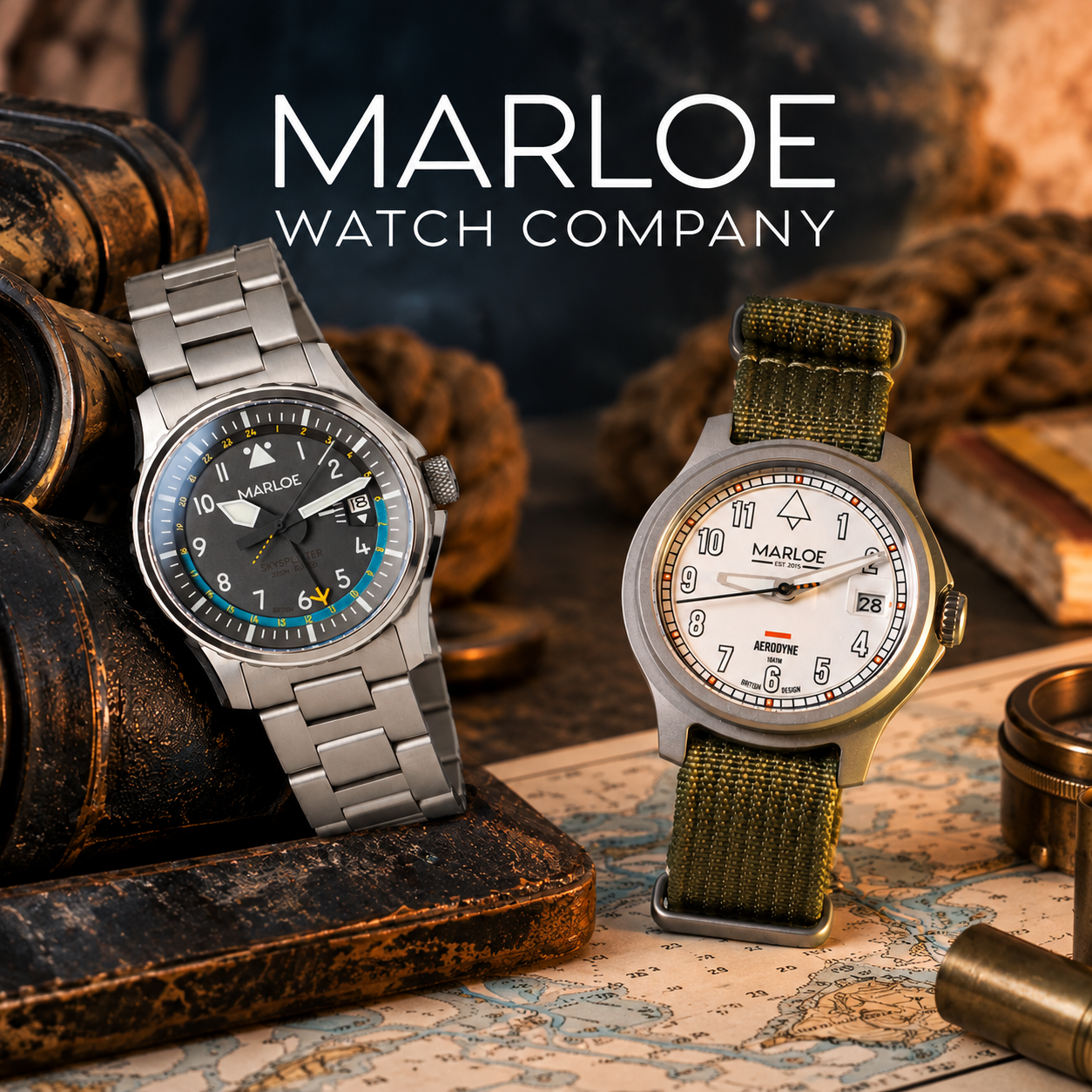Marloe Aerodyne Navigator &amp; SkySplitter Airway Review: Two Takes on the Pilot’s Watch