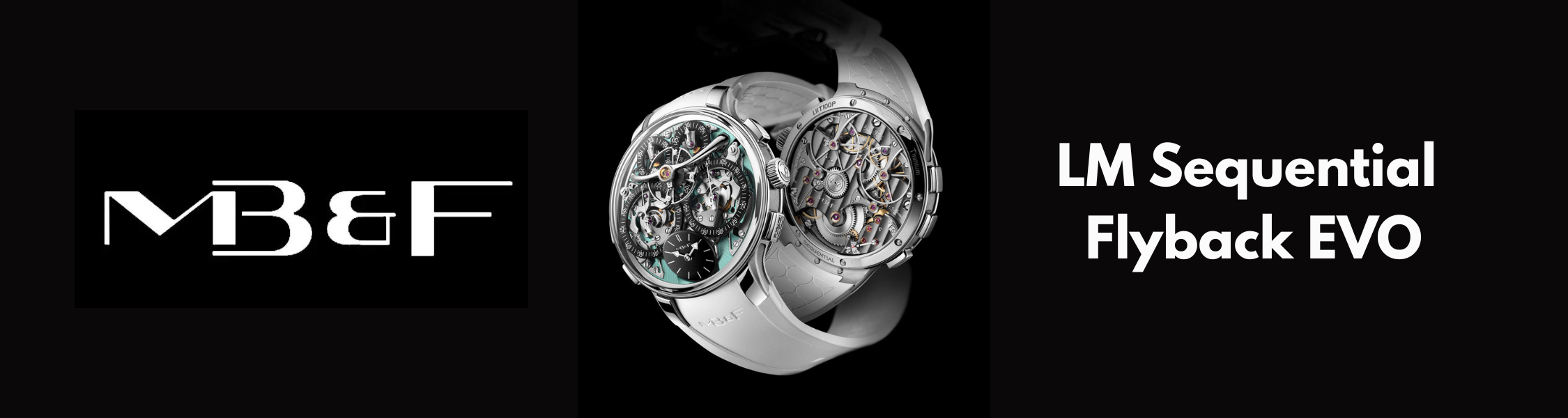 MB&F Sequential Flyback EVO on black background