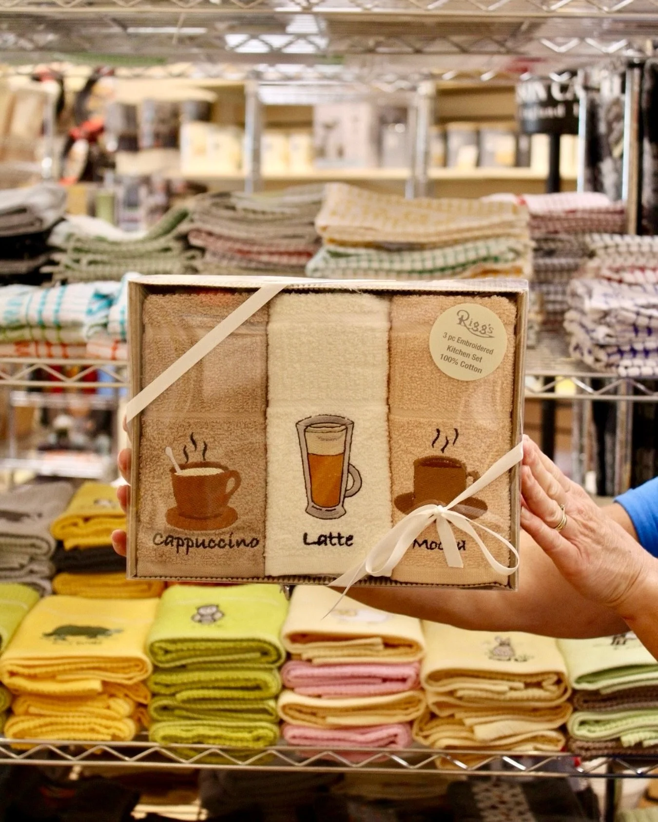 Our cosy drinks tea towels are perfect for bringing Autumn into your kitchen☕️

Whatever the colour pallet or theme of your kitchen, browse our charming collection of embroidered tea towels to find your perfect match🫶🏼

#Llandudno #NorthWales #Kitc