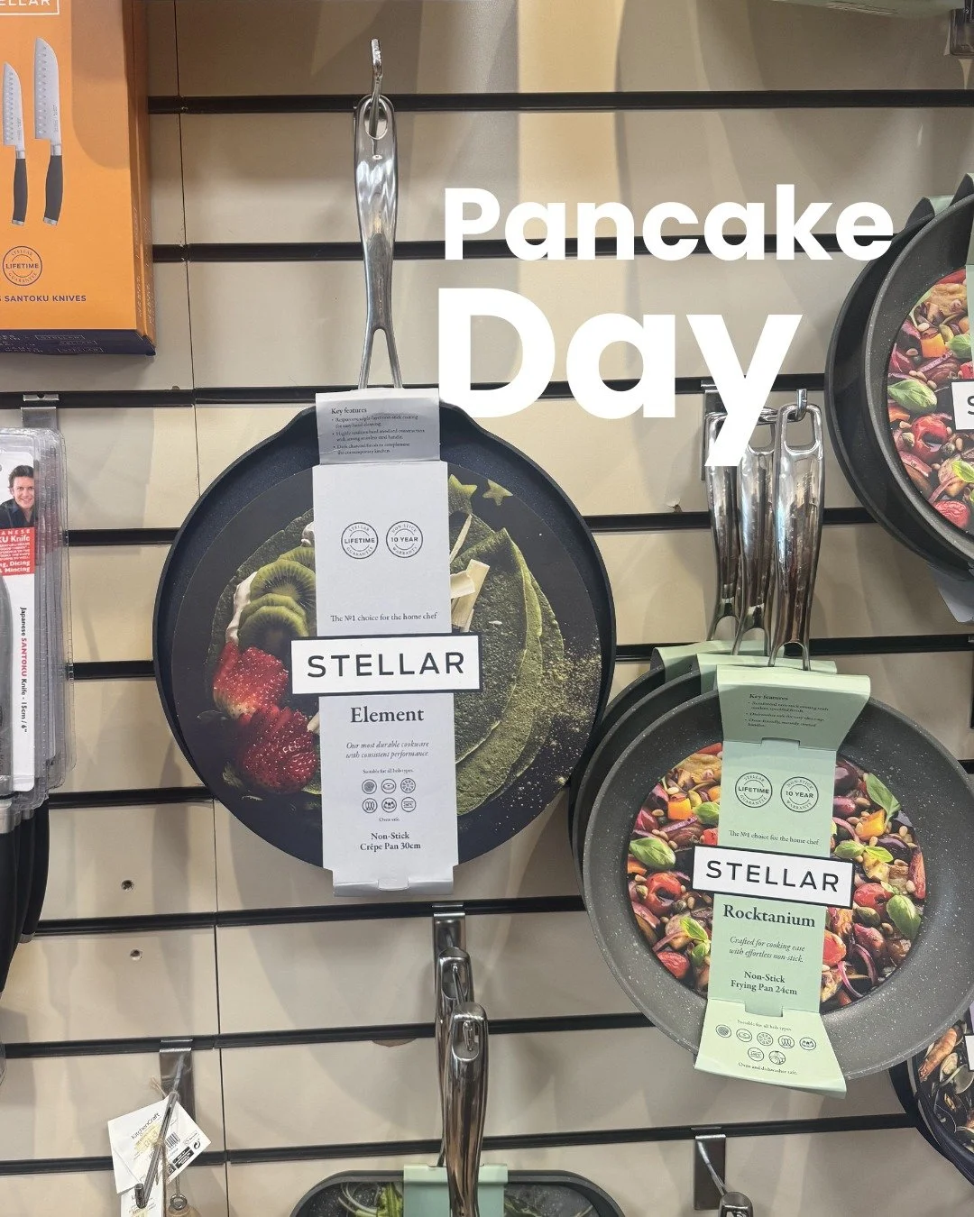 We've got the perfect @stellarkitchenware Crepe pan and a classic recipe just for you this pancake day 🥞
