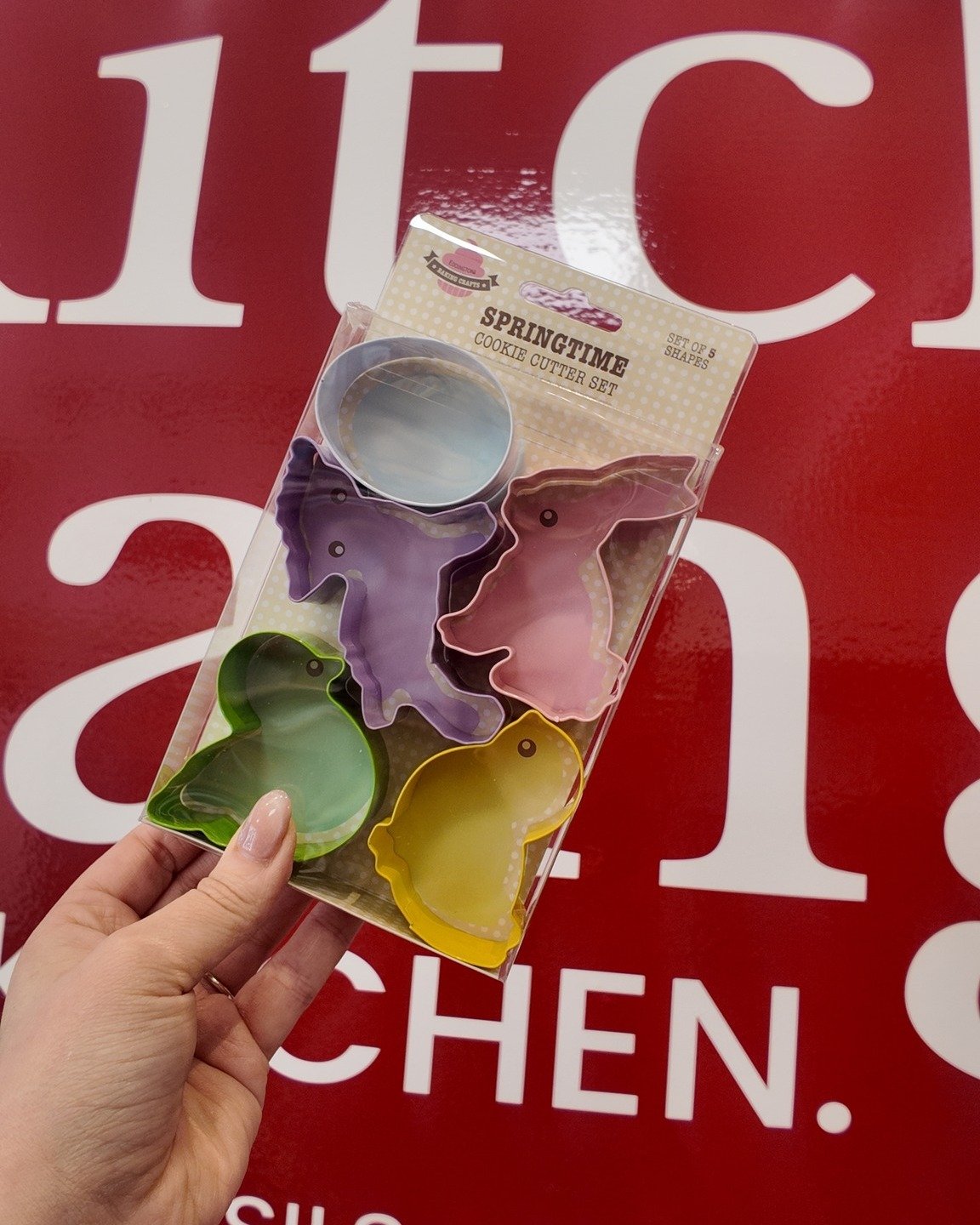 Easter baking sorted! We've got these fun cookie cutter shapes in-store now!