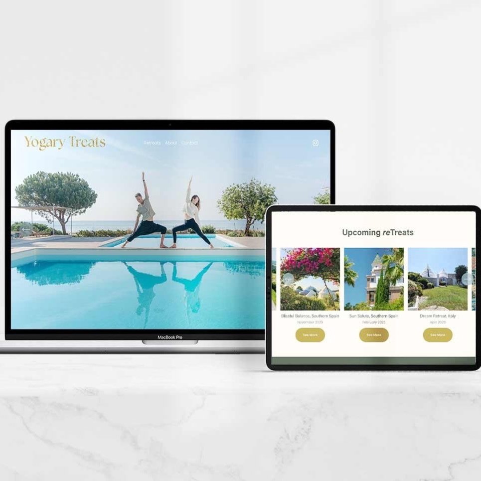 Treat Inspired Branding for International Yoga Retreats