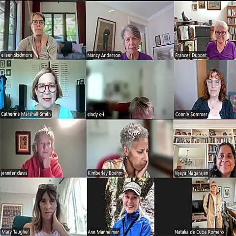 Cafe Writing Online Zoom screenshot