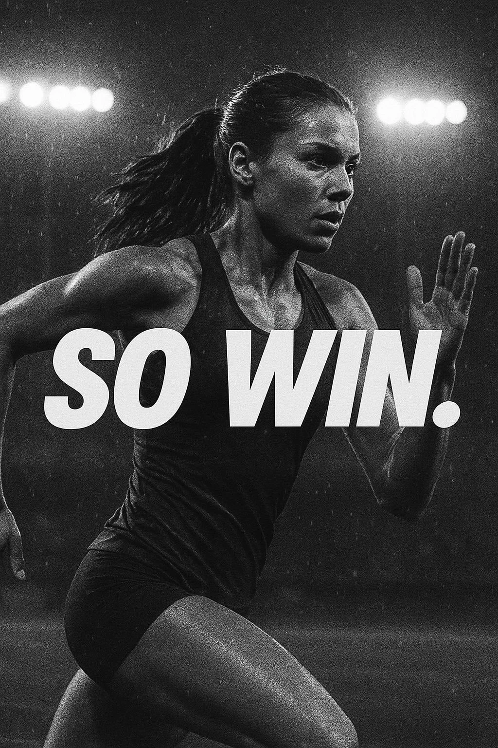 A woman with wavy hair in workout clothes takes a mirror selfie in a gym or fitness space, with exercise bands hooked on her wrists.