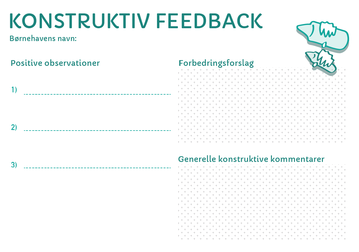 Konstruktiv feedback mal