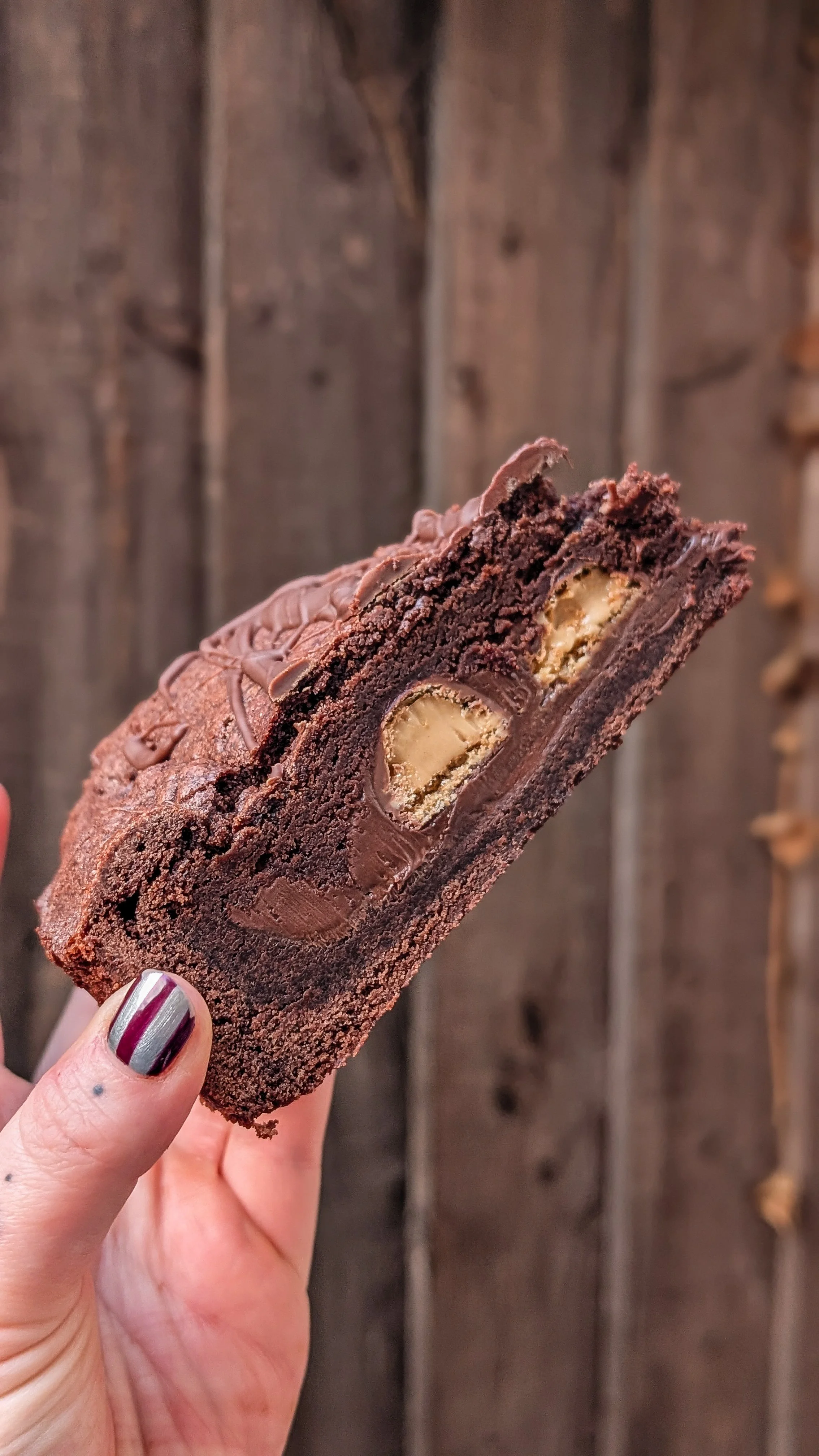 Chocolate Bueno Cookie Pie