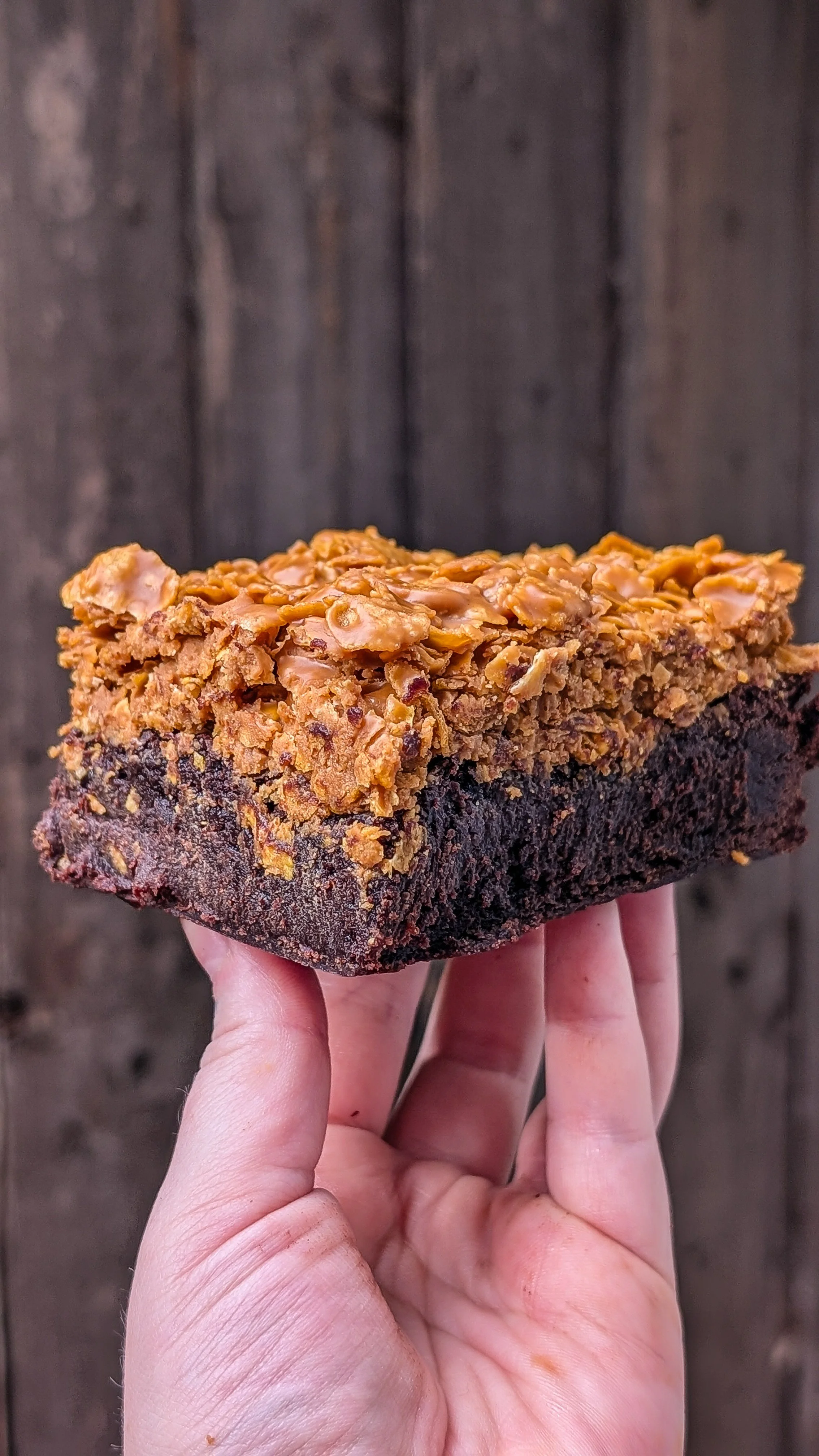 Biscoff Cornflake Brownie