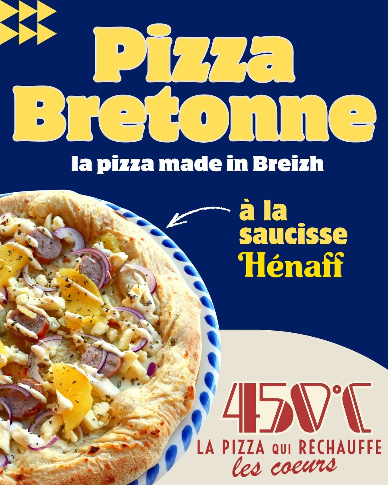 C’est une histoire qui mijote depuis longtemps.
Chez 450°C, on aime les produits vrais, ceux qui sentent la Bretagne et le savoir-faire.
Alors forcément, un jour, nos pizzas ont croisé la route d’une légende de Po