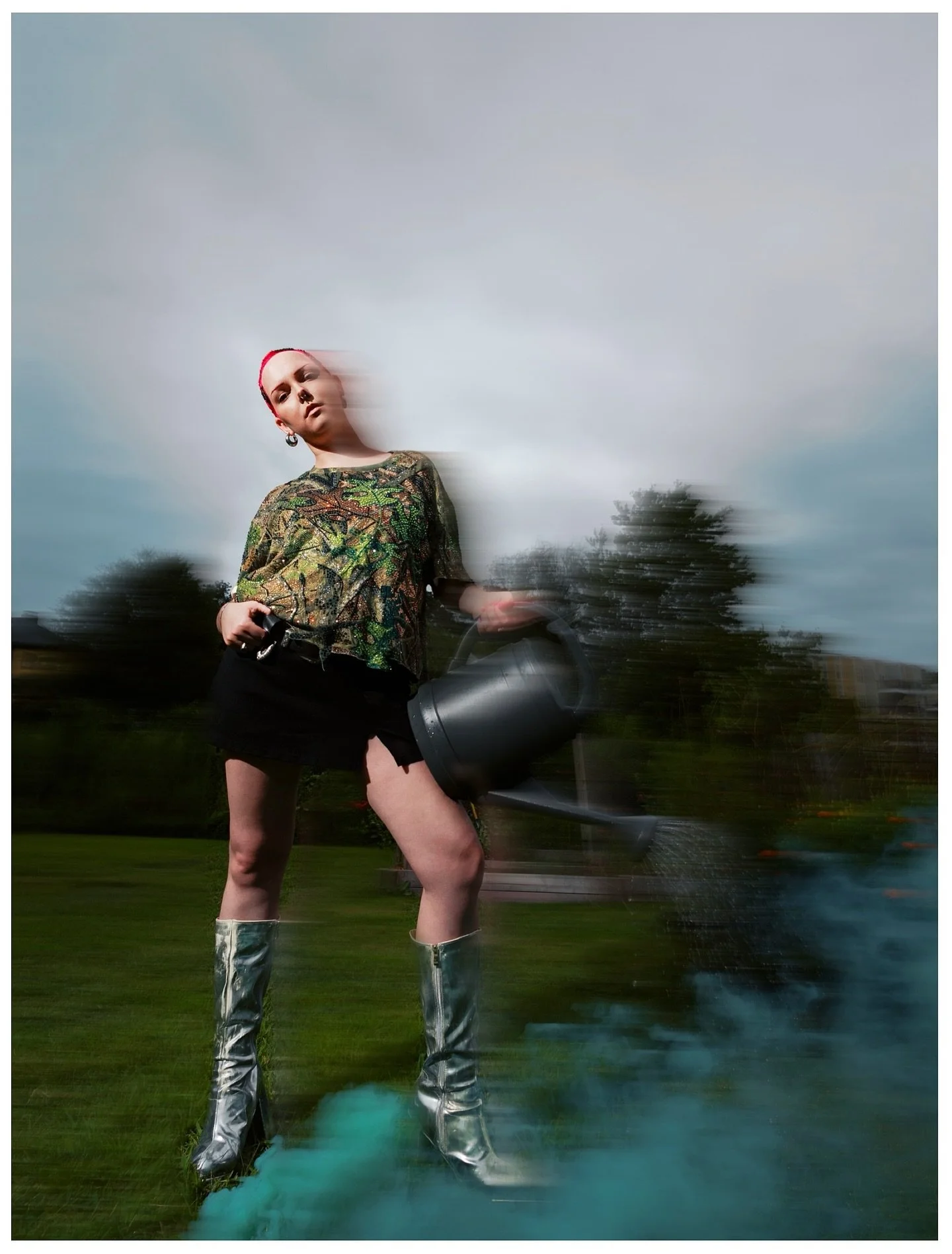 Teamed up with @uglyrhinestones to photograph a couple featured pieces ✨ This collab was so fun! 
#rhinestone #collab #photoshoot #fashion 
Also, Ellie killed this 💕