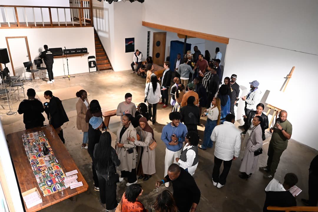 Crowd gathered at The Harlem Project AfrikaLeidoscope event
