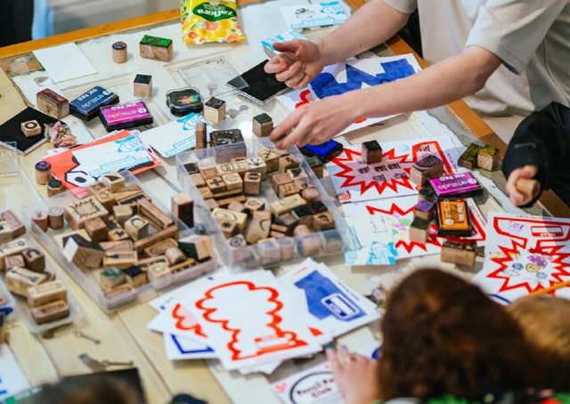 Funny Faces Stamping Workshop with Noah Kulman & Beth Izatt