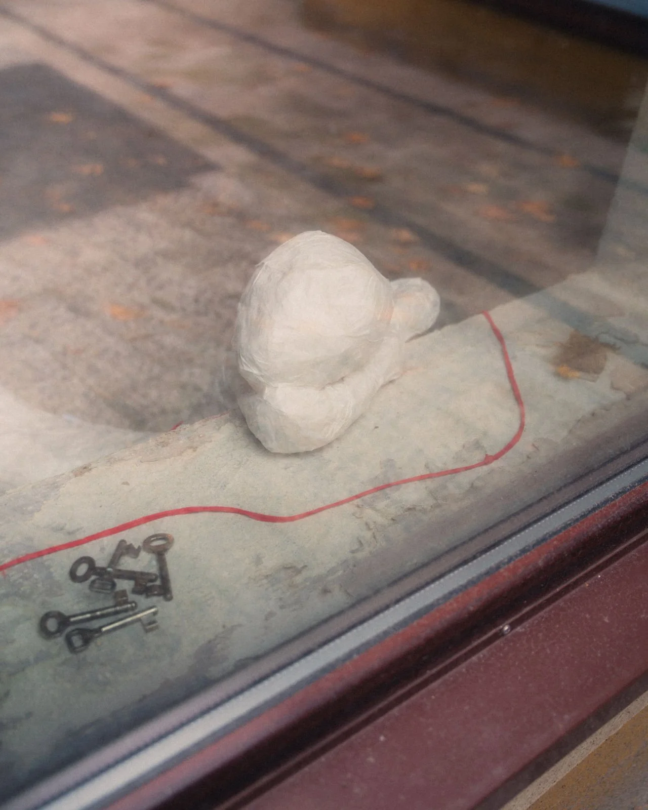 skulpturale Installation "Schwellenkind"