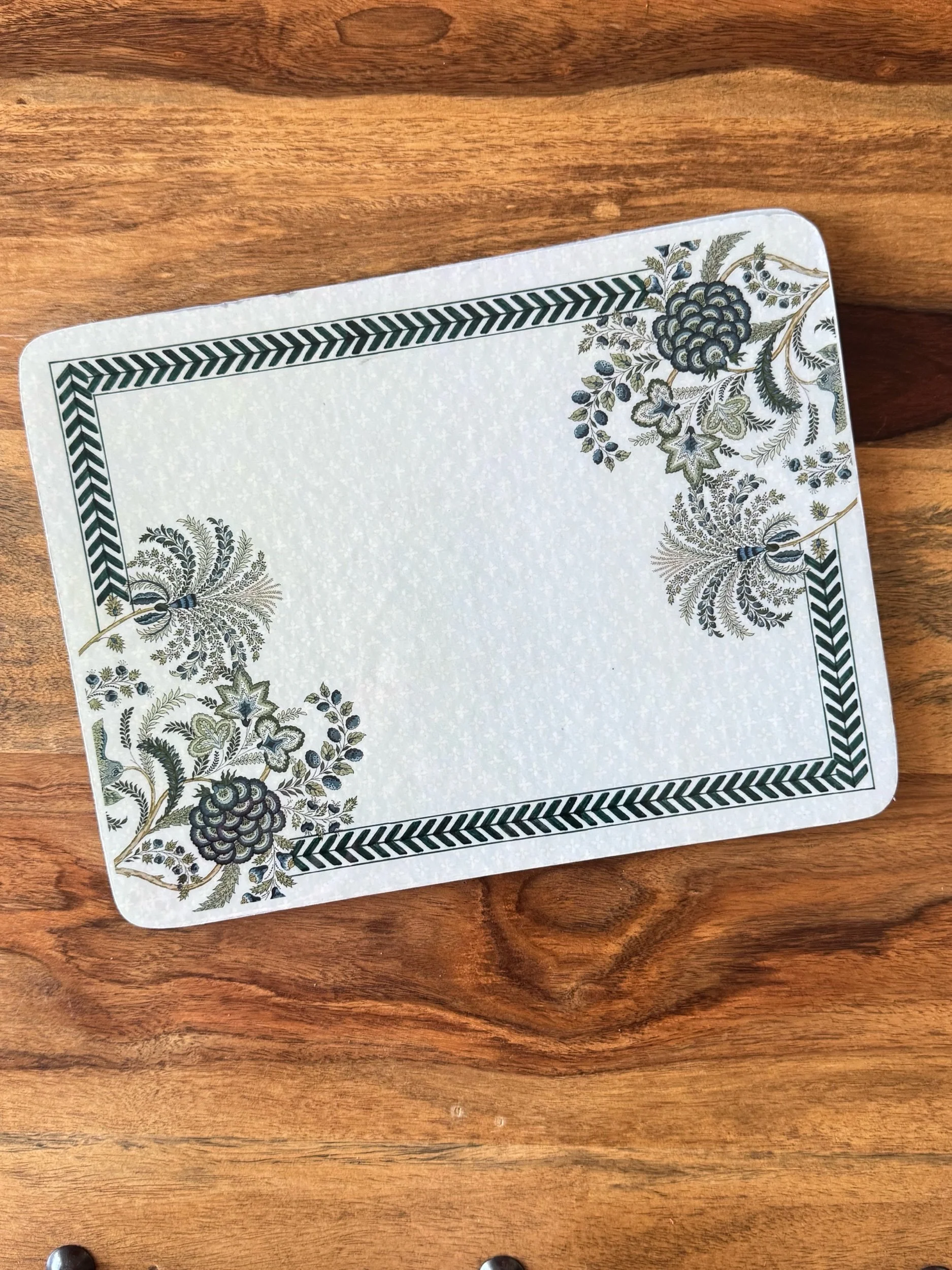 Placemat- Rectangle- Hariyaali (Greenery)