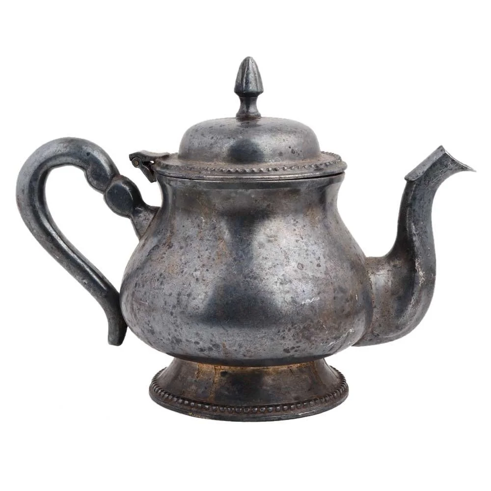 Vintage Brass Kettle- Black finish