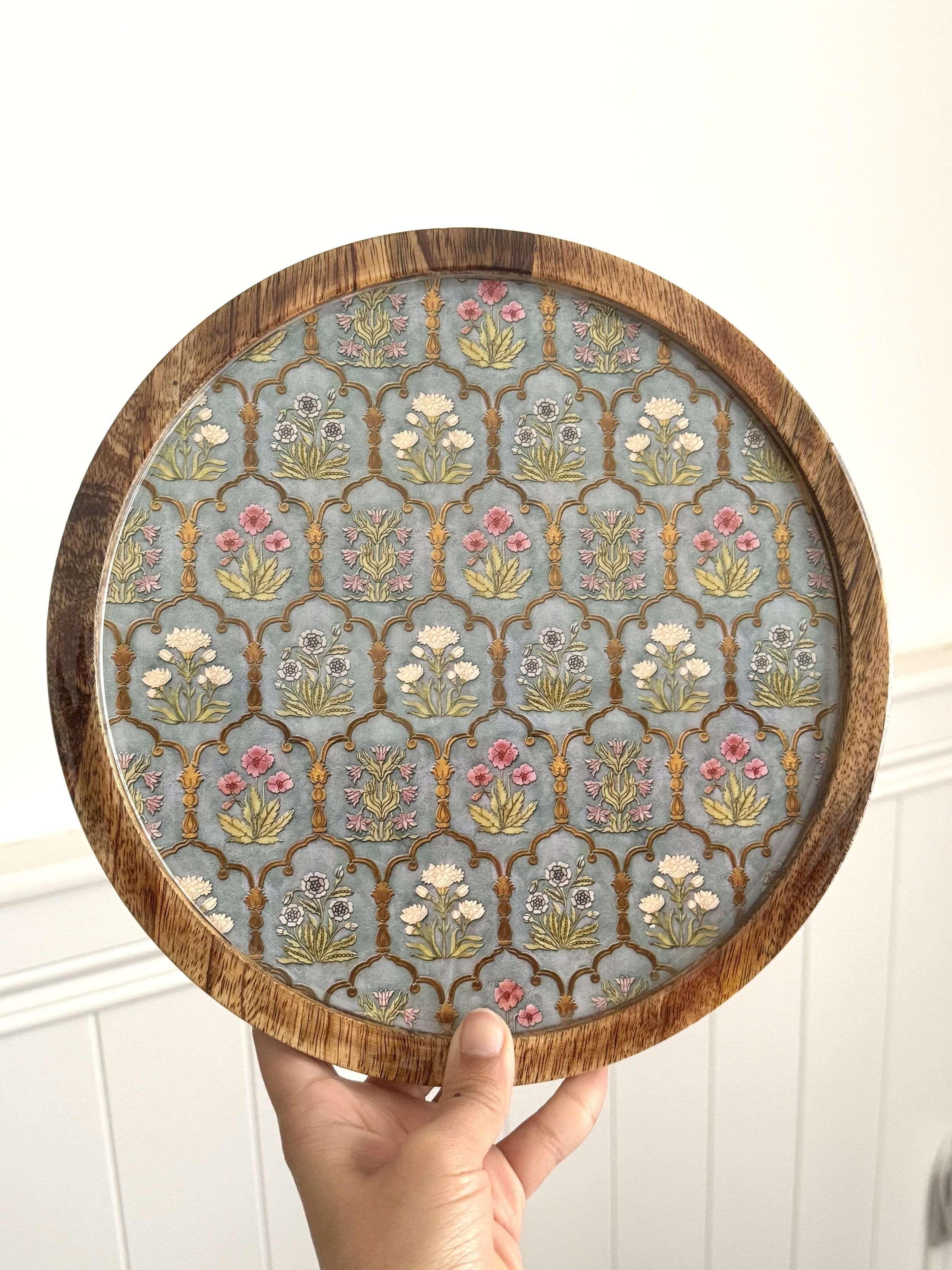 Mangowood- Round Serving Platter- Mahraab