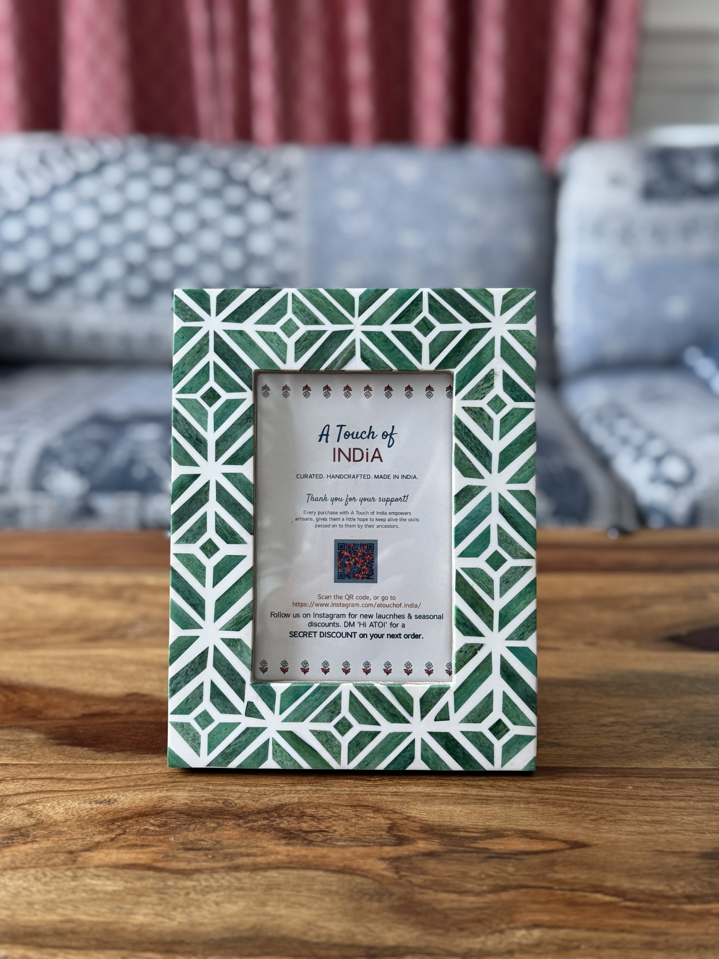 Picture Frame- Tasveer (Photo)- Green