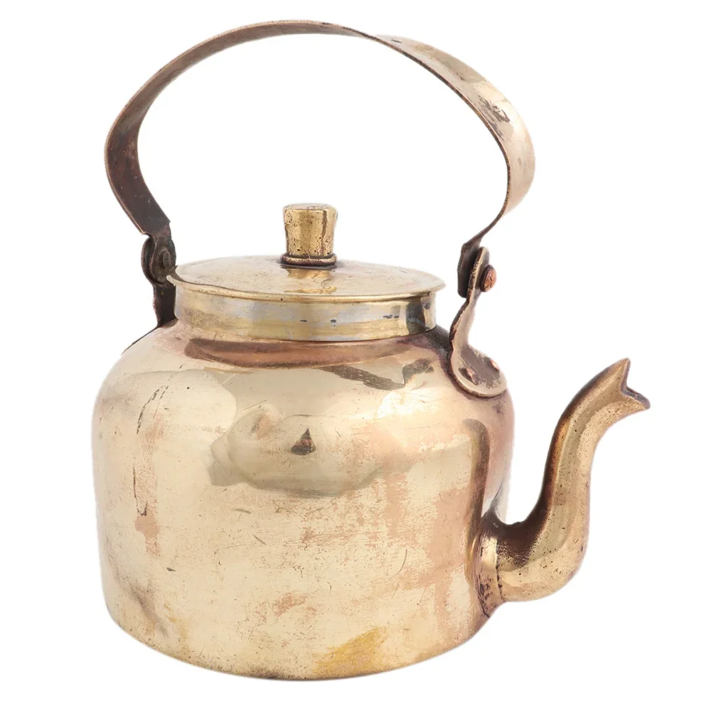 Vintage Brass Kettle Tea Pot