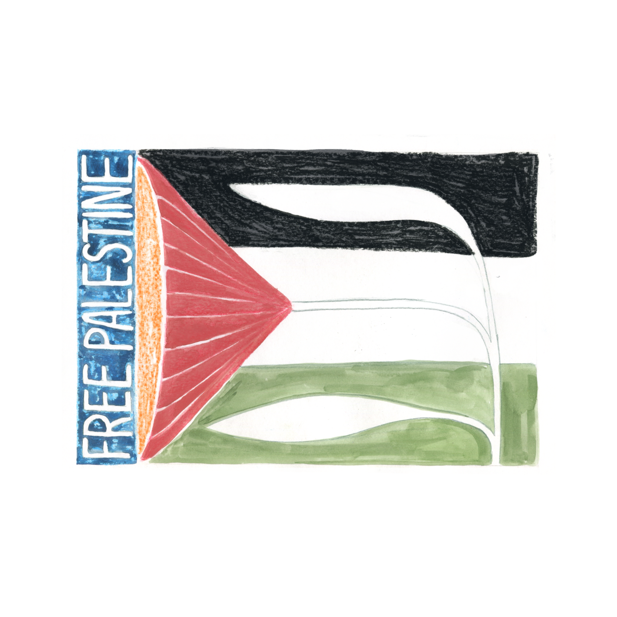 FREE PALESTINE Art Print