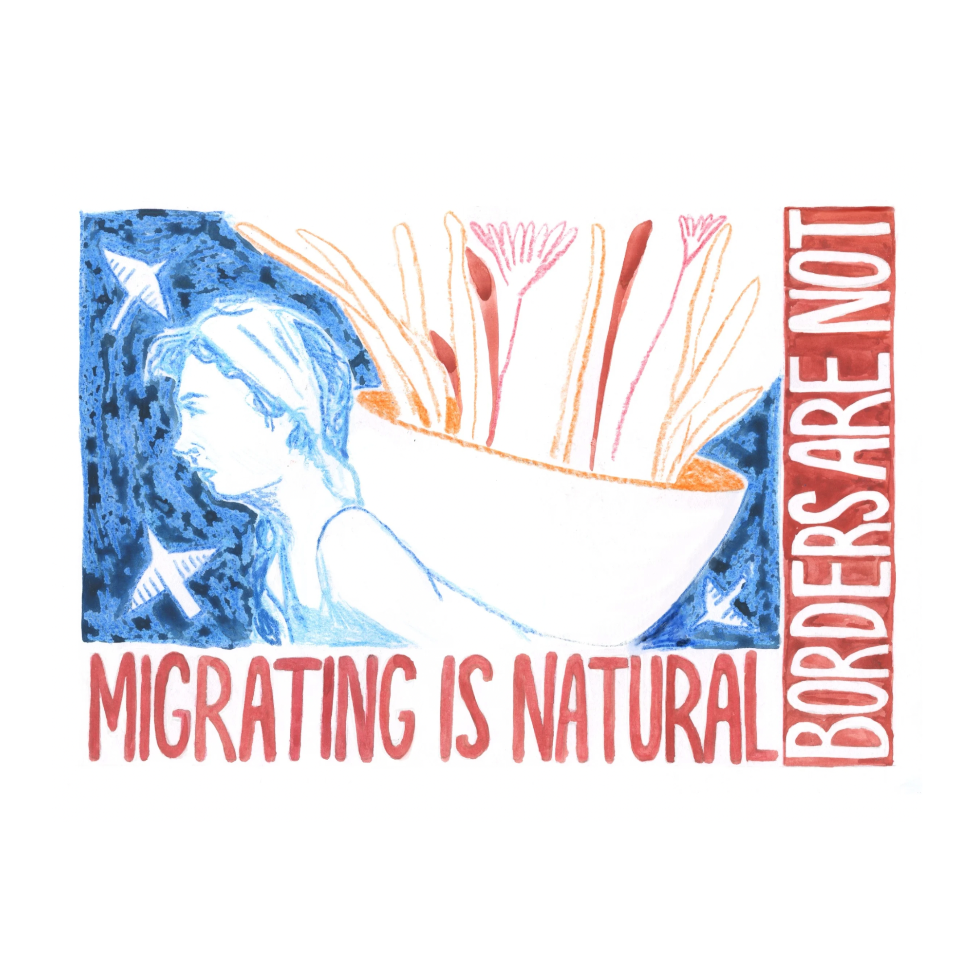 MIGRATION Art Print