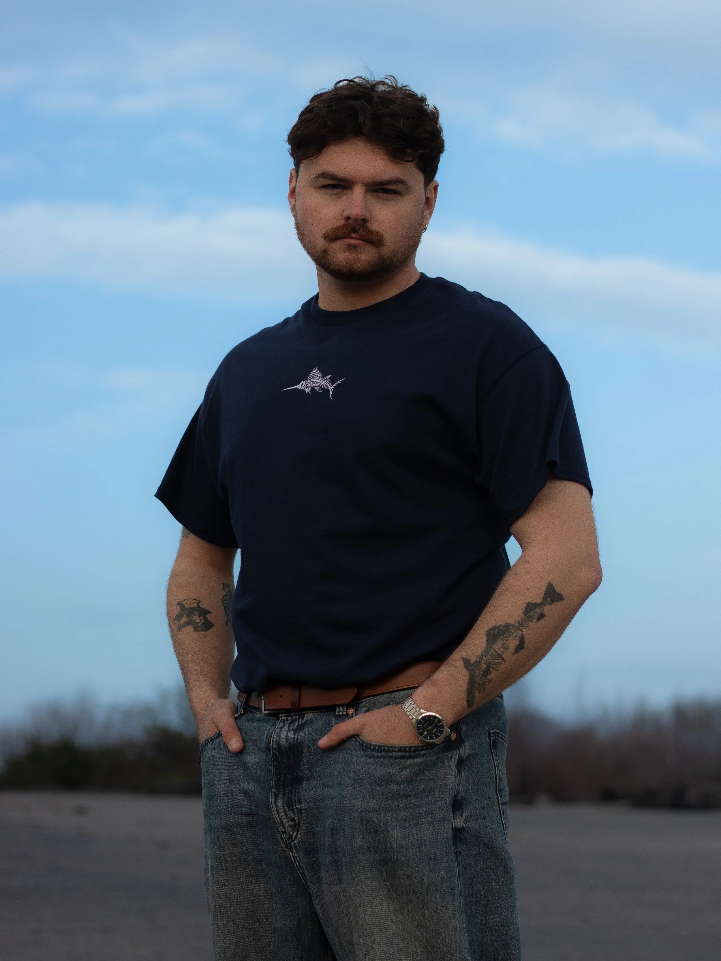 'Swordfish' T-Shirt (Black Logo)