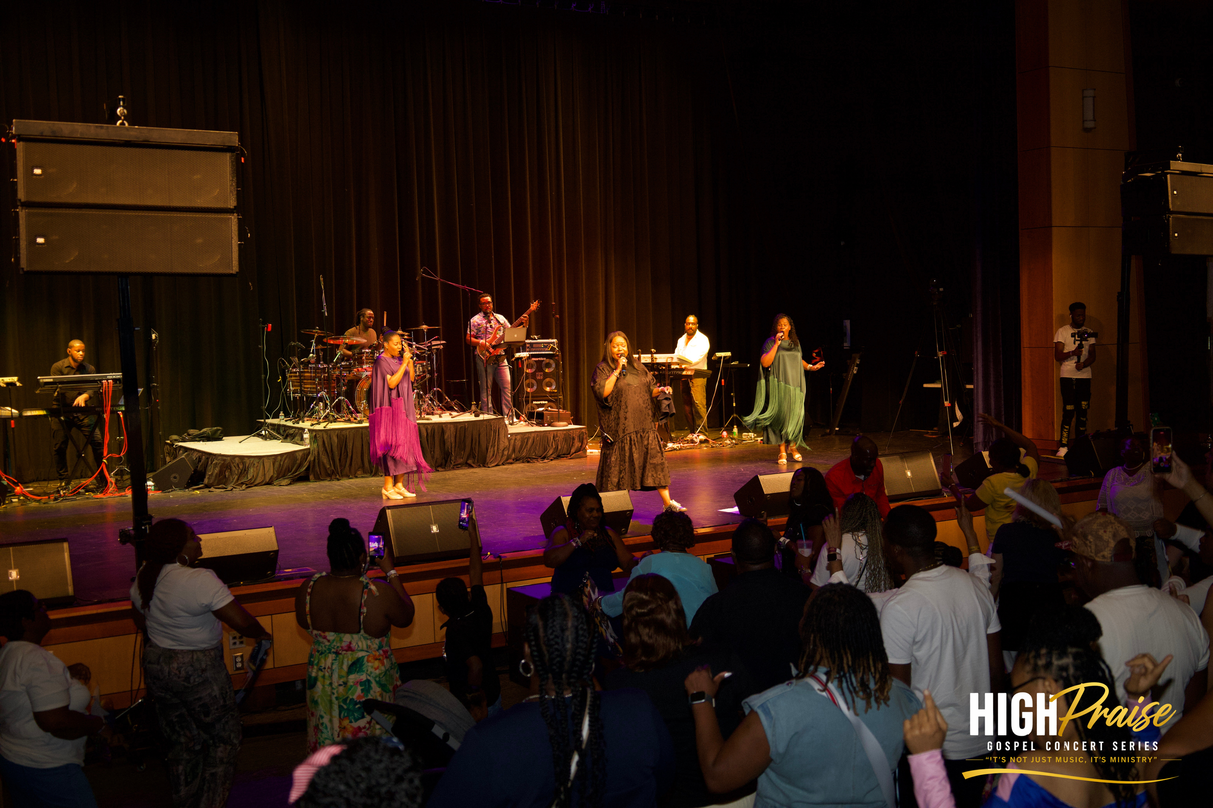 Audience worshipping during High Praise Gospel Concert Series 2026 live gospel concert Series