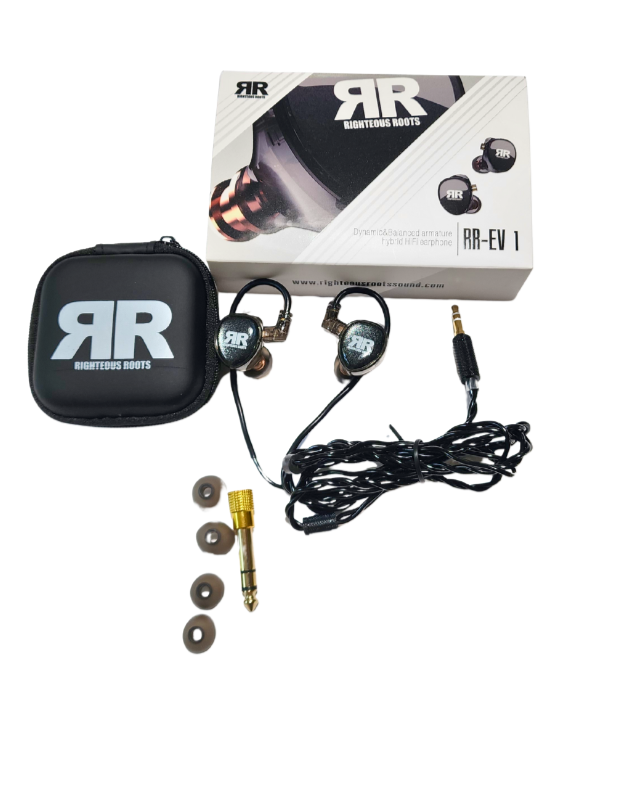RR-IE1 Wireless In Ear Monitor+RR-EV1+Inear Monitor+Inear Earphone+Righteous Roots Sound+Righteous Roots