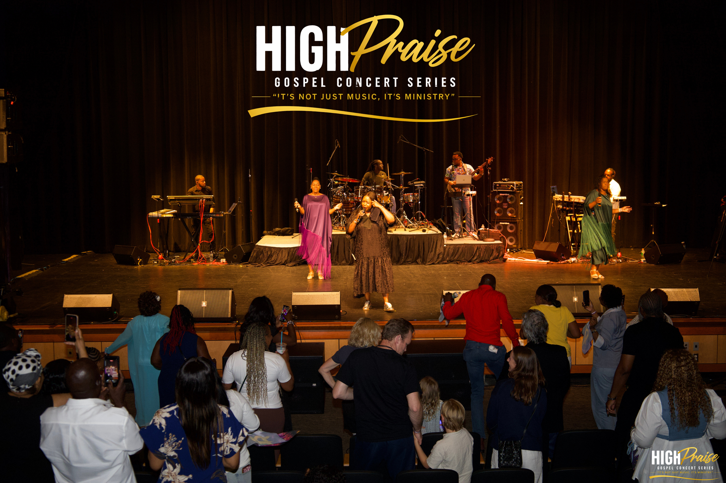 Chevelle Franklyn Live gospel band and singers performing at High Praise Gospel Concert Series 2026