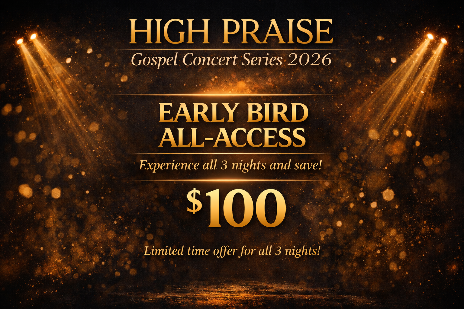 High Praise Early Bird All Access Pass 2026