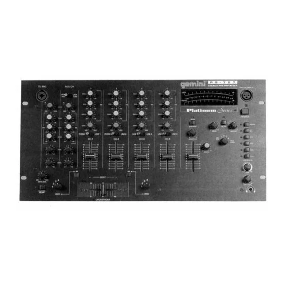 Gemini Platinum DJ Mixer
