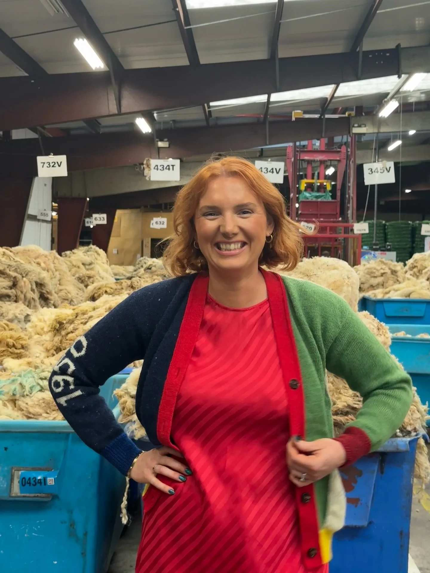 Yesterday was one of those unforgettable days, both in business and my life; celebrating 75 years of @britishwool at my local depot, surrounded by the people and stories that keep this incredible fibre alive 🐑

As a designer, and a proud British Woo