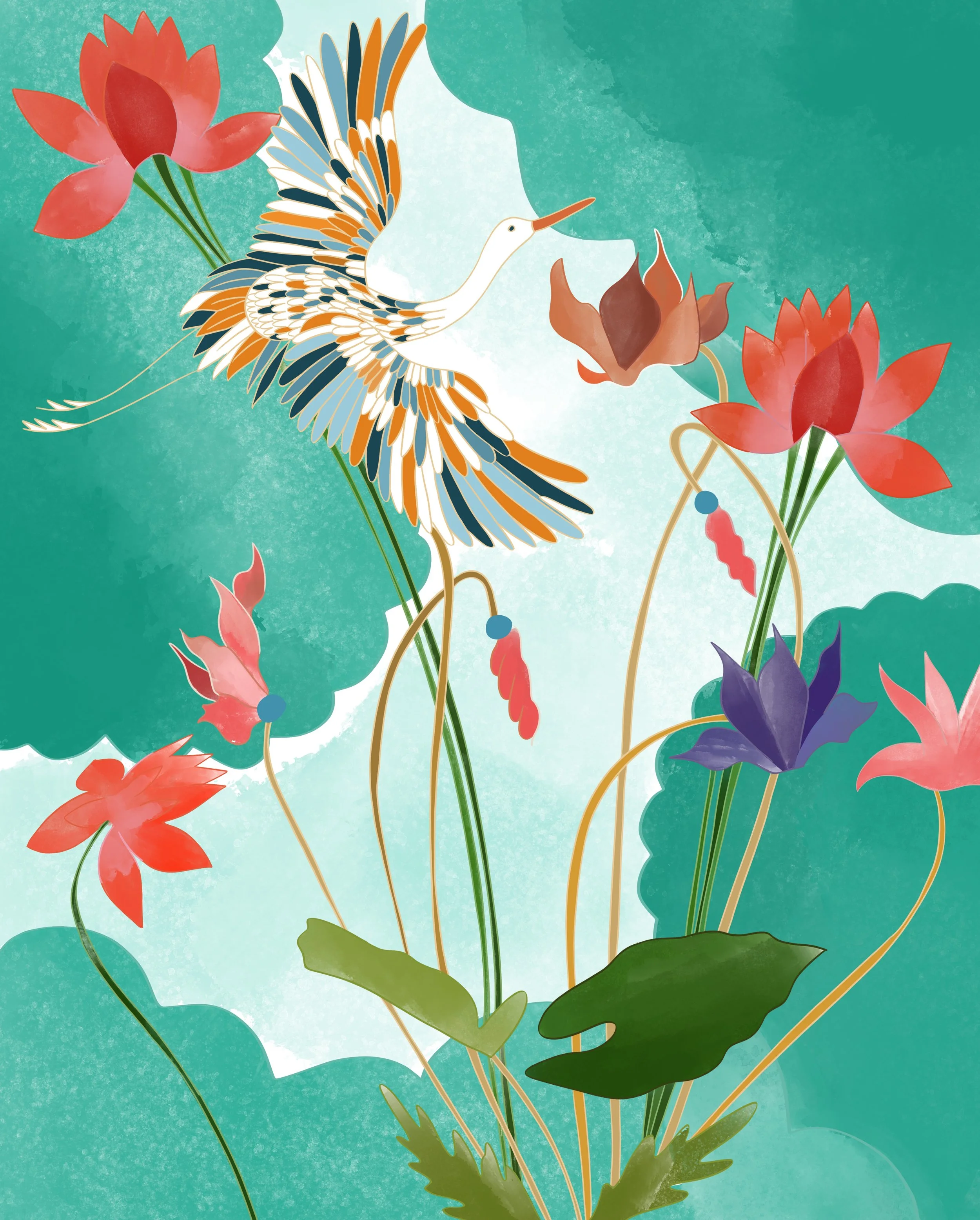 Fleurs et feuillages - Editions Albin Michel