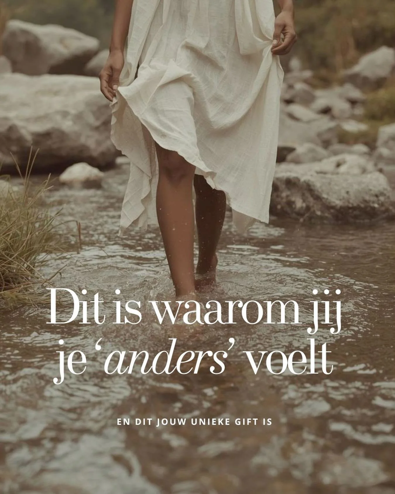 Voor iedereen die zicht &lsquo;anders&rsquo; voelt&hellip;

Weet dat dat gevoel er niet voor niets is.

Het vertelt je dat je een ander pad mag bewandelen dan dat de meeste mensen om je heen doen.

Je bent hier niet om jezelf aan te passen, maar om e