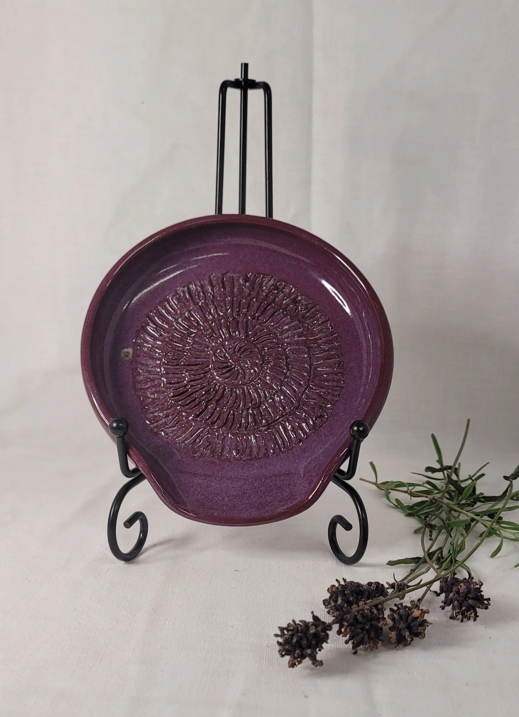 Lavendel Skønhed i Sort Ler - Garlic Grater