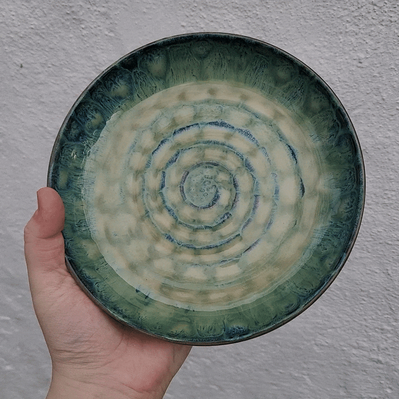 Frozen Pond Spiral Skål