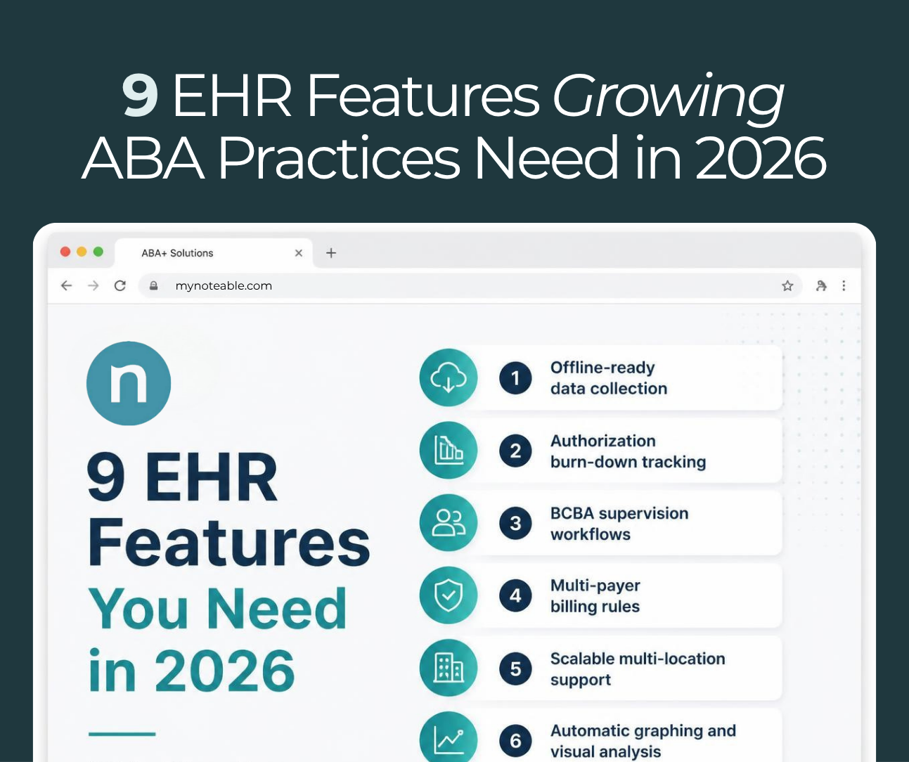 9 EHR Features Growing ABA Practices Need in 2026