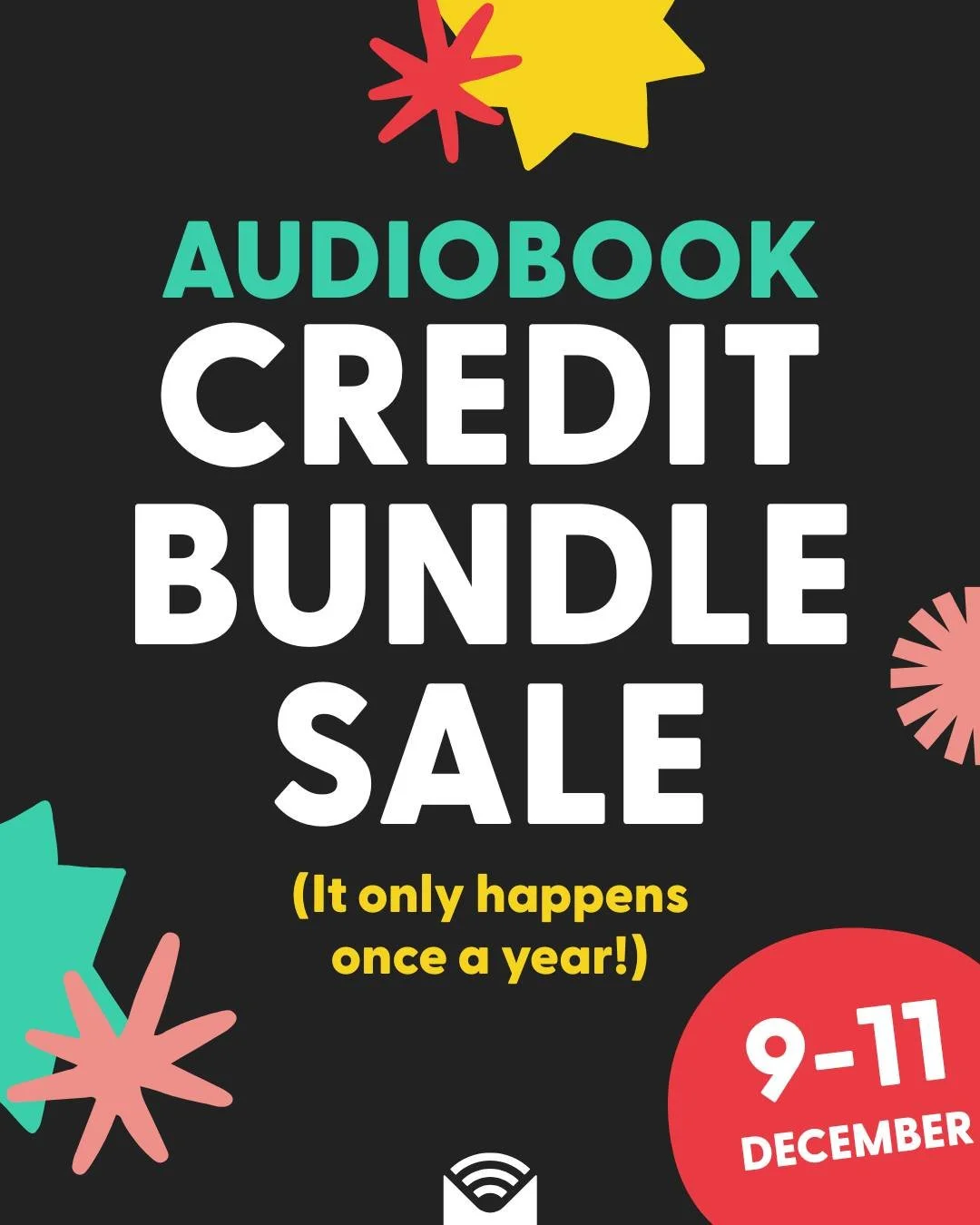 Shop the annual @librofm Credit Bundle Sale now through Dec 11! Save on audiobook credit bundles, all in support of our bookshop 🎧✨

Link in bio!
